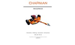 Chapman - Model RM Series - ATV Rotary Mower - Manual