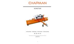 Chapman - Model FM PRO Series - ATV Flail Mower - Manual