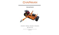  	Chapman - Model FM PRO Series - ATV Flail Mower - Manual