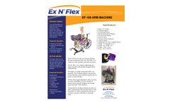 Ex-N-Flex - Model EF-100 AW - Arm/Wrist Therapy Machine - Brochure