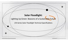 SED - 60W Outdoor Solar Powered Flood Light with Motion Sensor - Brochure
