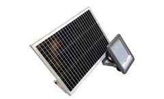 SED - Model LFA-60W - 60W Outdoor Solar Powered Flood Light with Motion Sensor