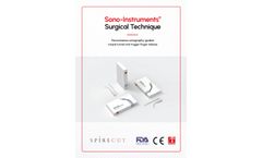Sono-Instrument - Carpal Tunnel for Minimally Invasive Surgery - Brochure