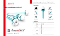 SURGAID - Single Use Optical Trocar - Brochure