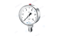 Zebco Baumer - Model AL - Stainless Steel Bourdon Type Pressure Gauge