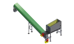 KDS Micronex - Infrared Drying Conveyor for Biomass Material