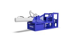 Walldorn - Hydraulic Tire Wire Drawing Machine for Wire and Rubber Separation