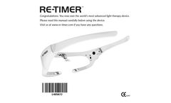 Retimer - Model Re-Timer (v2) - Portable Light Therapy Wearable Light -Brochure