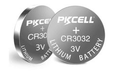 PKCell - Model CR3032 - Lithium Button Cell Battery (500mAh)