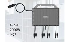 Bonnen Battery - Solar Micro Inverter with 4-in-1 Design, 2000W