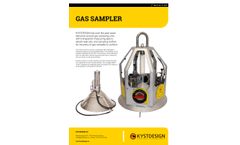 Kystdesign - Gas Sampling Unit for Underwater Leak Detection - Brochure
