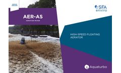 Aquaturbo - Model AER AS - High Speed Floating Surface Aerator - Brochure