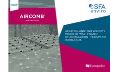 Europelec Aircomb - Coarse Bubble Air Diffusers - Brochure