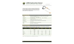 LiORA - Dissolved Hydrocarbon Groundwater Sensor - Technical Specifications  Brochure
