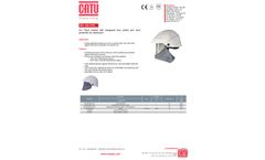 CATU - Model MO-180-ARC - Arc Flash Helmet with Integrated Face Shield and Neck Protection for Electrician -Brochure