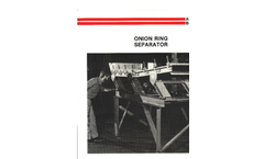 Conveyor For Onion Rings - Application Sheets