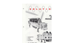 Dryer/Cooler For Plastic Pellets - Application Sheets