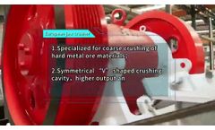 Jaw crusher for stone crushing
