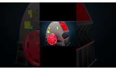 Demonstration of working principle of heavy hammer crusher