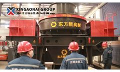 VSI vertical shaft impact crusher sand making machine test before delivery