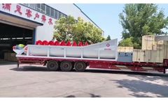 Spiral sand washing machine is being shipped