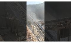 Vibrating screen operating at customer site