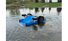 Applied Robotic - Model WaterBeetle - Compact Remote-Controlled Lake Weed Skimmer/ Harvester