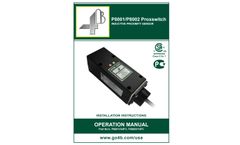 4B- P8001/P8002 Proxswitch Inductive Proximity Sensor - Manual