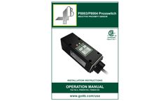 4B - P8003/P8004 Proxswitch - Inductive Proximity Sensor - Manual