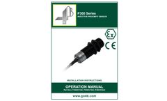 4B - Model P300 Series - Inductive Proximity Sensor - Manual