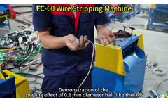FC-60 Wire Stripping Machine Performance Display - Video