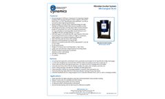 MB Dynamics - Model Energizer Blue Series - Vibration Exciters - Brochure