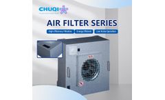 Chuqi - Model CQ-FFU-1175 - Low Noise Fan Filter Unit (FFU) with HEPA/ULPA Filter