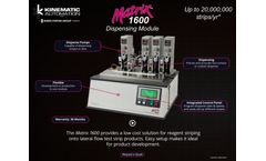 Kinematic - Model Matrix 1600 - Reagent Dispensing Module - Brochure
