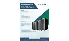 Anushri Systech - Model TURBO 10-30KVA HF - Transformer Less UPS System - Brochure
