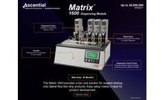 Ascential Kinematic Matrix - Model 1600 - Reagent Dispensing Module - Datasheet