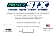Organisan Impact Six - Chiton-Based Nematicide, Fungicide, Bactericide & Biostimulant - Label