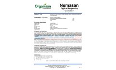 Organisan Nemasan - Nematode Suppression / Control - Typical Properties