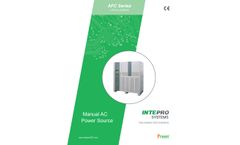 Intepro Preen - Model AFC Series - Clean Bulk AC Source & Frequency Converter - Datasheet