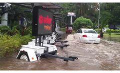 Ador Beacon VMS Trailer Flood Test - Video