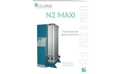 Claind - Model MAXI - Nitrogen Generator - Brochure