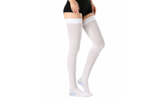 Snug360 - Model AES-TH-S - 15-20 mmHg Thigh High White Anti-Embolism Stockings