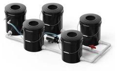 BetiLife - 5-Bucket RDWC Hydroponic System - 5-Gallon/16L