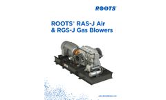 Roots Whispair - Model RAS-J - Heavy-Duty Gas Blower - Datasheet