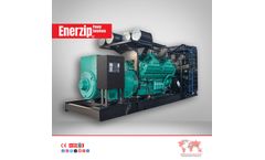 Enerzip - Model C2500D5 - 2500kVA 2000kW Diesel Generator Set Powered by Cummins
