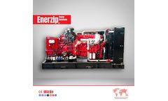 Enerzip - Model C300G5B - 400V Biogas Generator Set 250kW 312.5kVA Cummins Powered