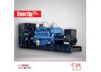 Enerzip - Model M2250D5 - 13.8kV 2250kVA 1800kW High Voltage Diesel Generator Powered by MTU