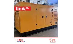 Enerzip - Model W100D5 - 100kVA 80kW Silent Diesel Generator Powered by Weichai