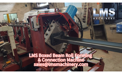 LMS Machinery - High-Efficiency Box Beam Roll Forming Machine for Pallet Racking Systems