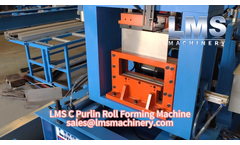 LMS Machinery - Model C - Purlin Roll Forming Machine for Industrial Construction